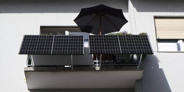 Fotovoltaikus rendszer az erkélyen